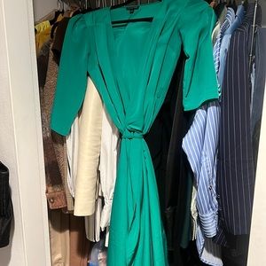 Top shop green summer time dress